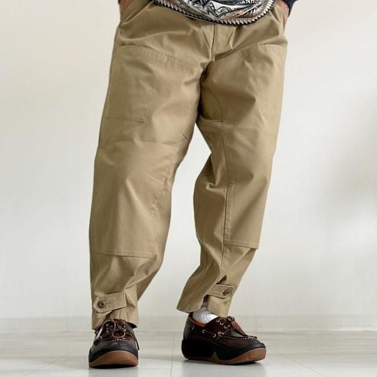 ボタニックグリーン　ワークパンツ NEAT 70's US BAKER WIDE [KHAKI] - Fresh Service NECESSARY or