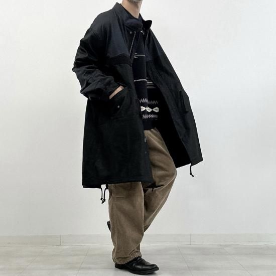 Nasngwam. | ナスングワム MODS COAT #BLACK BoutiqueCatwalk