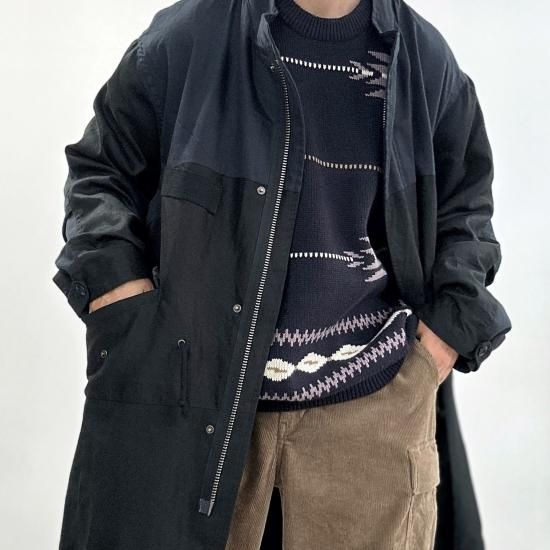 Nasngwam. | ナスングワム MODS COAT #BLACK Nasngwam. | ナスングワム MODS COAT #BLACK