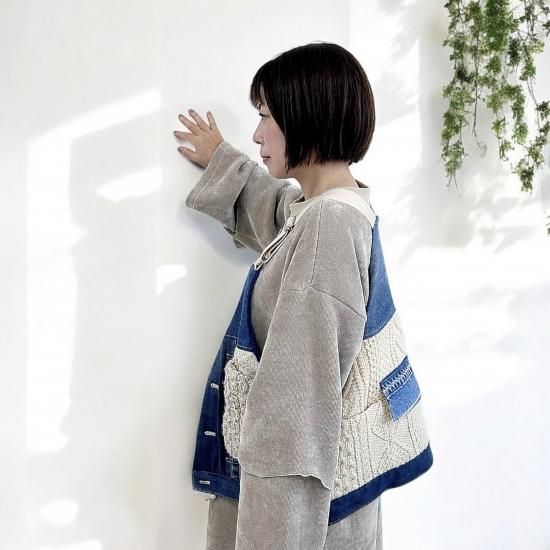 masterkey (マスターキー) / REMAKE DENIM VEST / PIRATES