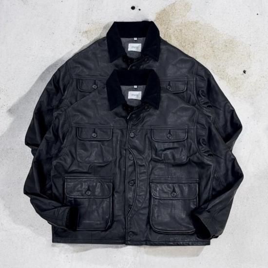 Yoused (ユーズド) / LEATHER CLASSIC WARDEN JACKET / レザー Yoused (ユーズド) / LEATHER CLASSIC WARDEN JACKET / レザー