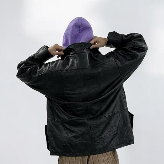 yoused (ユーズド) / LEATHER JUNGLE FATIGUE JACKET / レザー