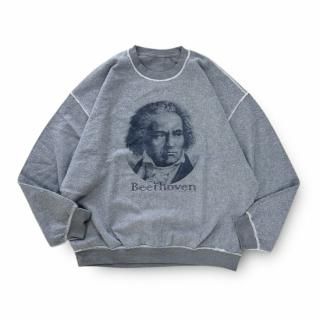 <img class='new_mark_img1' src='https://img.shop-pro.jp/img/new/icons15.gif' style='border:none;display:inline;margin:0px;padding:0px;width:auto;' />THRIFTY LOOK (եƥå) / BEETHOVEN OTHERSIDE CREW SWEAT / GRY / å / 롼ͥå / ץ륪С / 