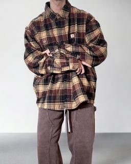 <img class='new_mark_img1' src='https://img.shop-pro.jp/img/new/icons15.gif' style='border:none;display:inline;margin:0px;padding:0px;width:auto;' />USED REMAKE SHIRT / Carhartt / Beige / L-LL / å / ͥ륷 /  / ᥤ