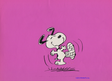 Peanuts スヌーピーの絵画 セル画 Arts Cinema