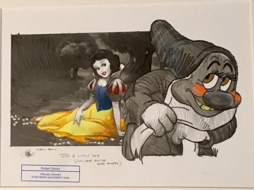 テンヨー ディズニー アニメーションアート 白雪姫 ロスト リトル