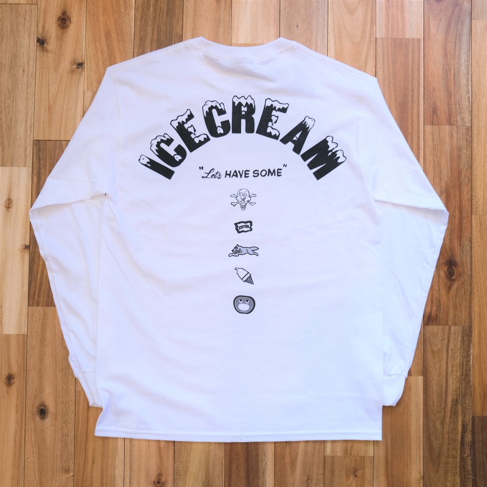 ICE CREAM アイスクリーム / ロングTシャツ × ICY LOGO L/S T-SHIRT　公式 通販 - HOUSE（ハウス）