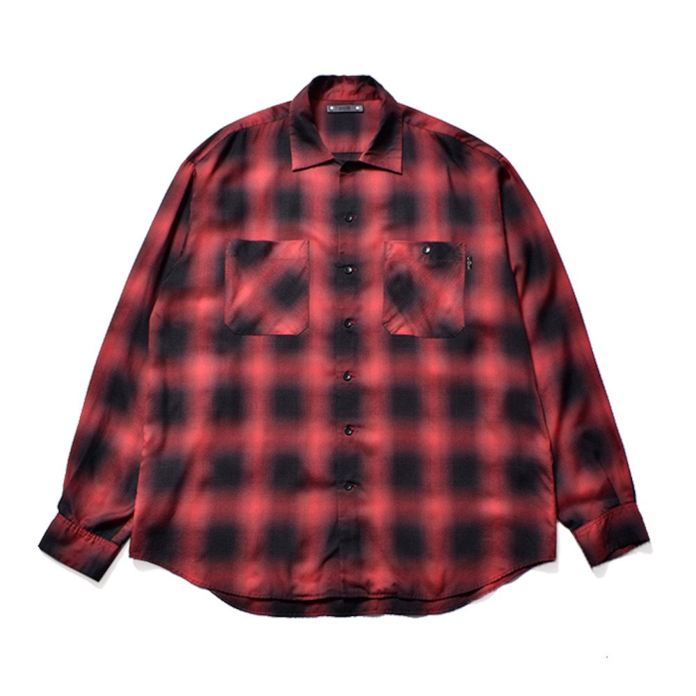 MINEDENIM ×CDL 登坂広臣 Rayon Ombre Check Loose Work SH 