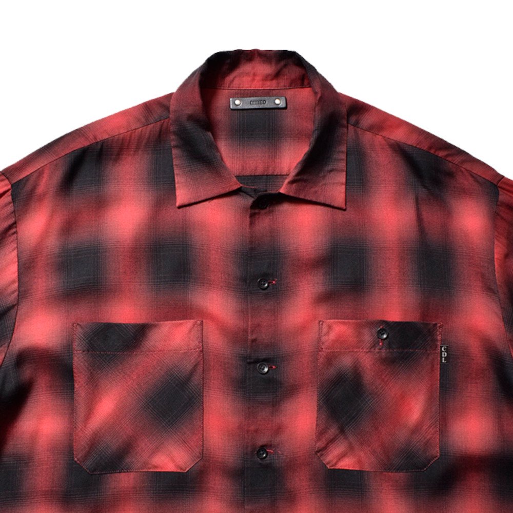 MINEDENIM ×CDL 登坂広臣 Rayon Ombre Check Loose Work SH / マイン 