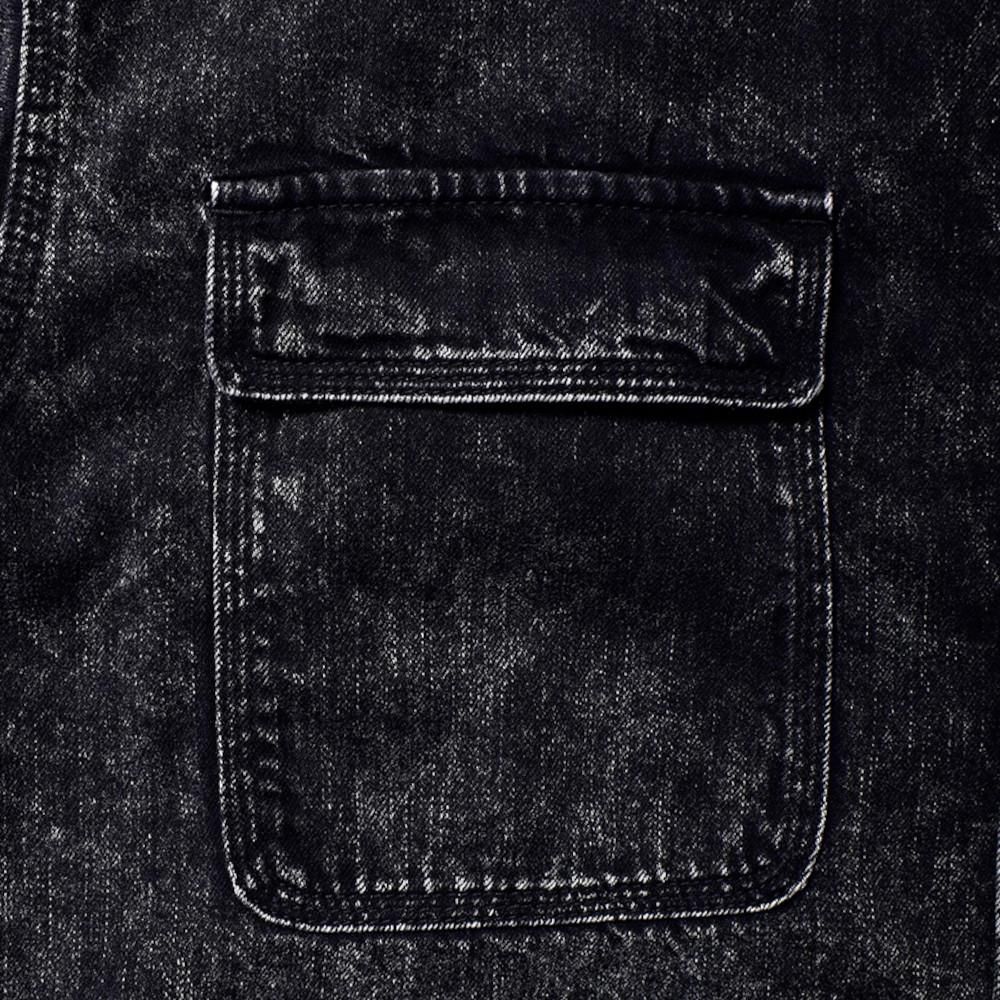 MINEDENIM マインデニム / シャツ Bleach Overdyed Denim Over SH