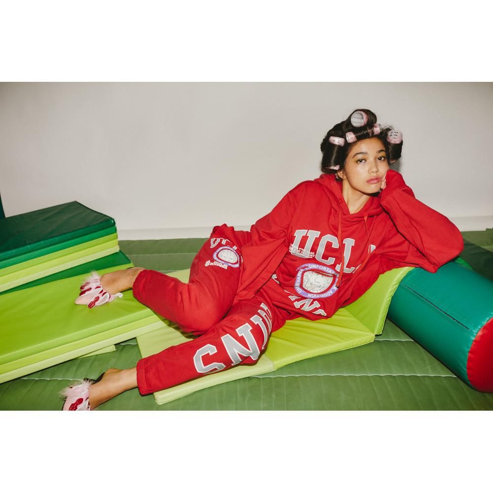 blackweirdos Reversible Sweat Pants 赤 | www.cubestop.in