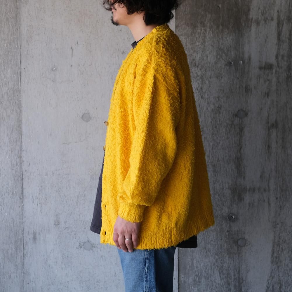 MINEDENIM Shaggy Cotton Knit Cardigan 【2021秋冬新作】 - カーディガン