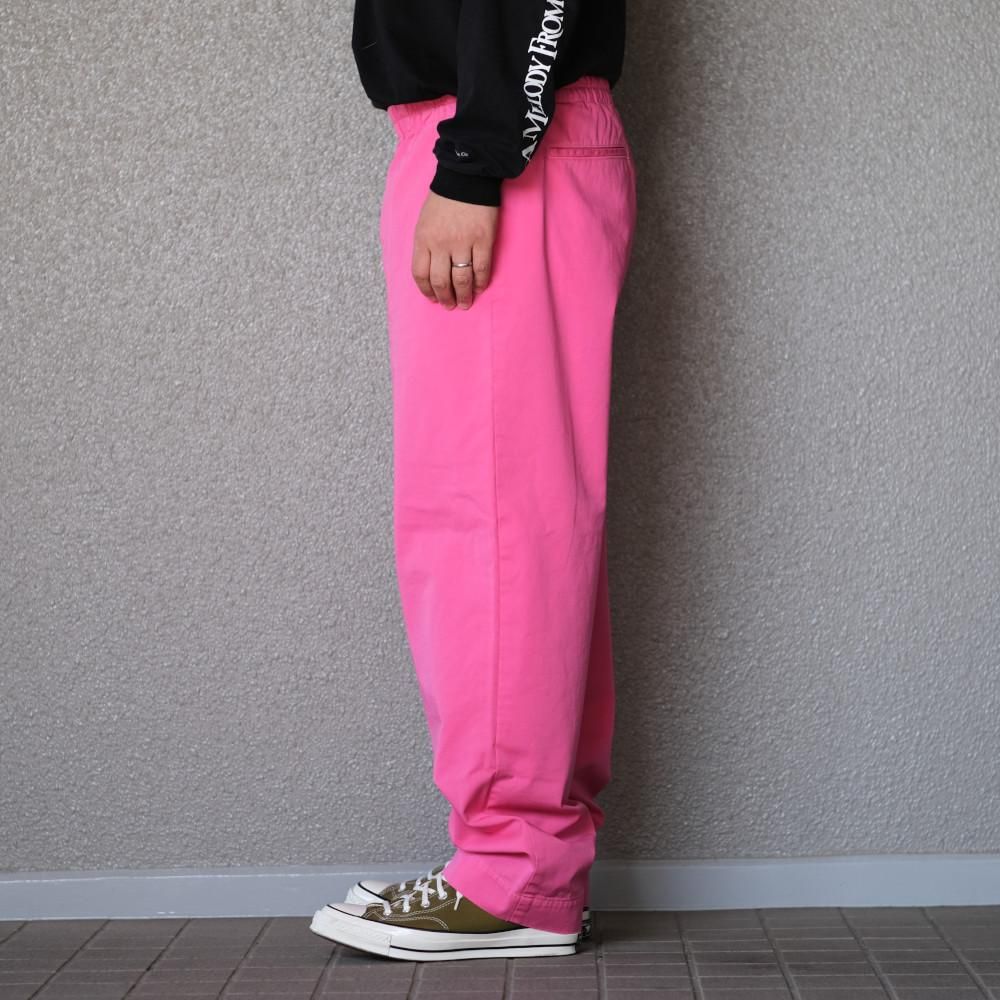 レッド系 e.sen TONY -WHITE/BLACK CHECKER イーセン パンツ