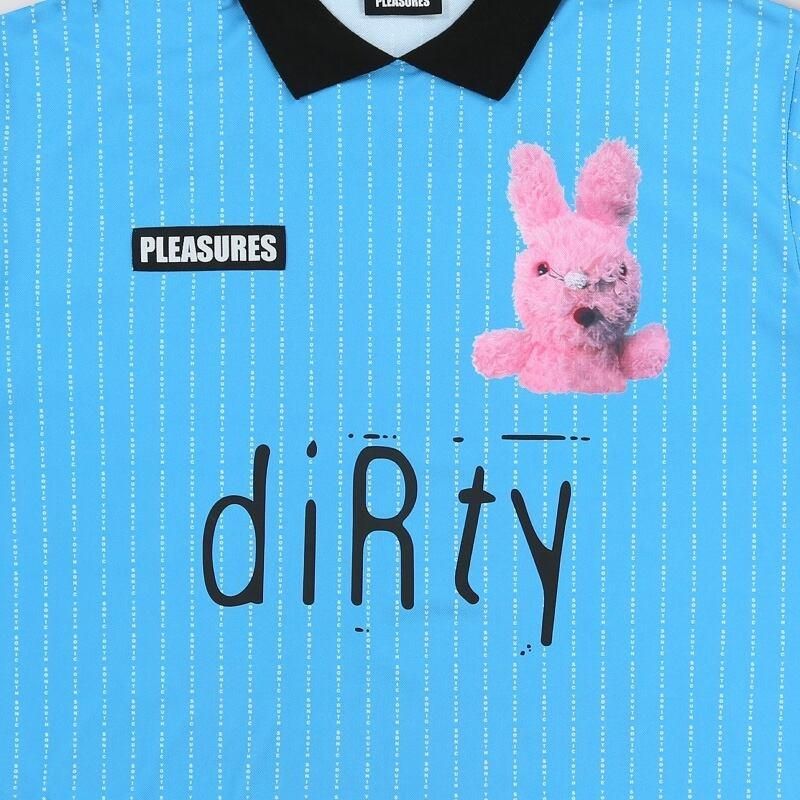 PLEASURES プレジャーズ / シャツ ×Sonic Youth BUNNY SOCCER