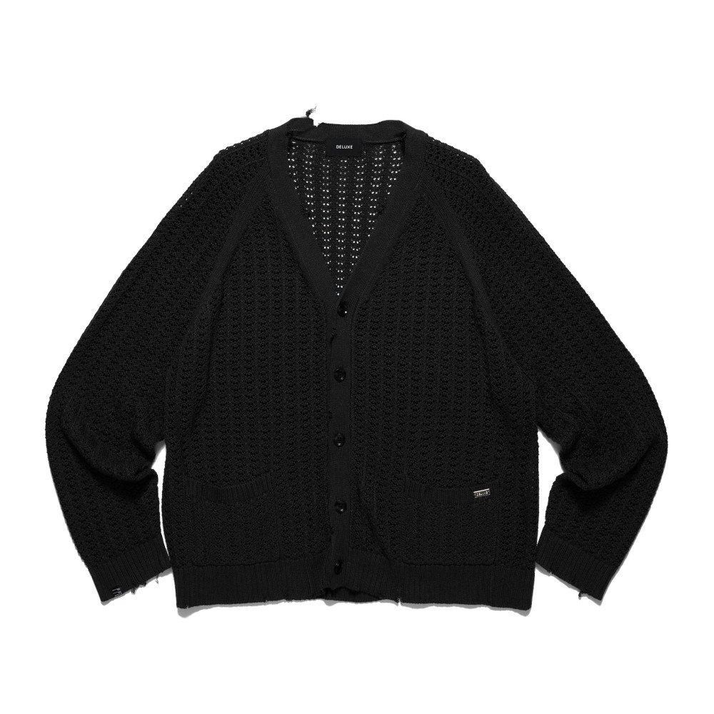 DELUXE デラックス SAVAGE BREED BLACK カーディガン