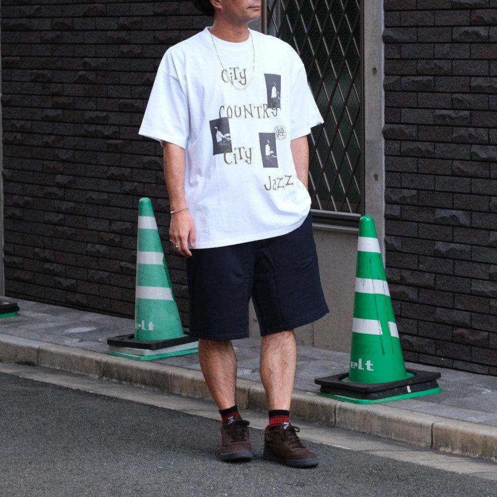 トップス CITY COUNTRY CITY JAZZ PIANO CCC COTTON T-SHIRT_CITY COUNTRY CITY JAZZ PIANO_WHI