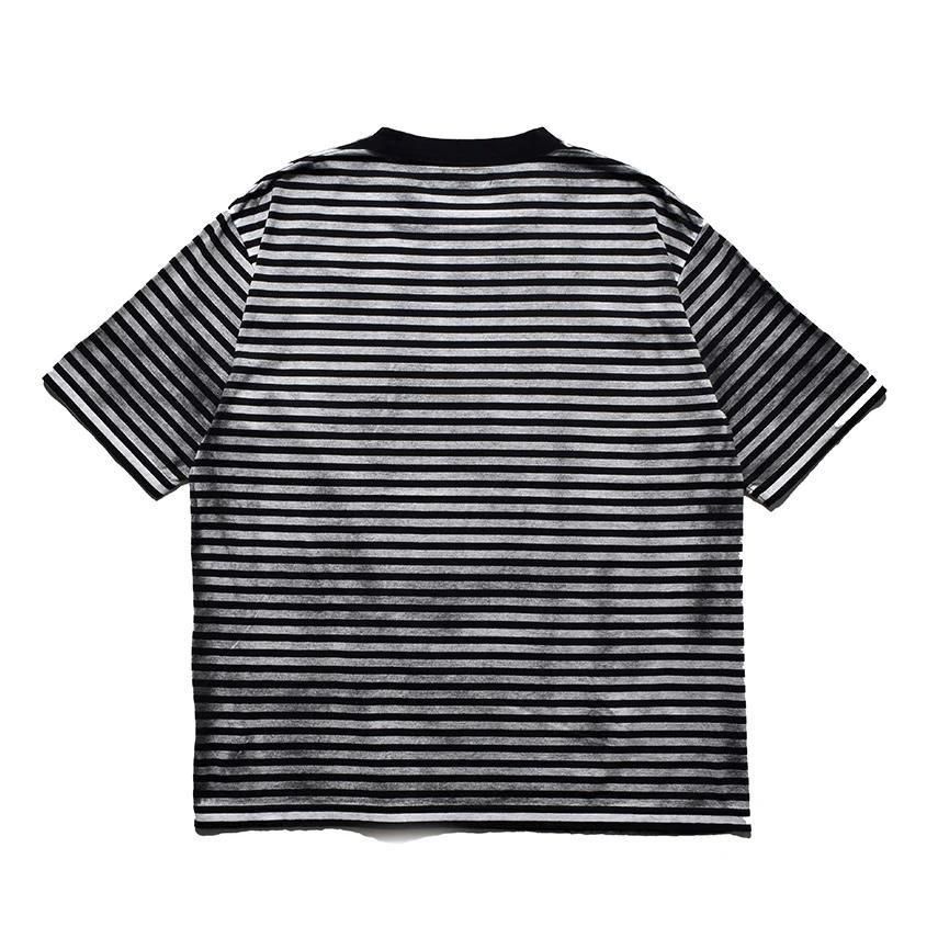 Seepage Border Crewneck Tシャツ MINEDENIM 185126704_o2.jpg?