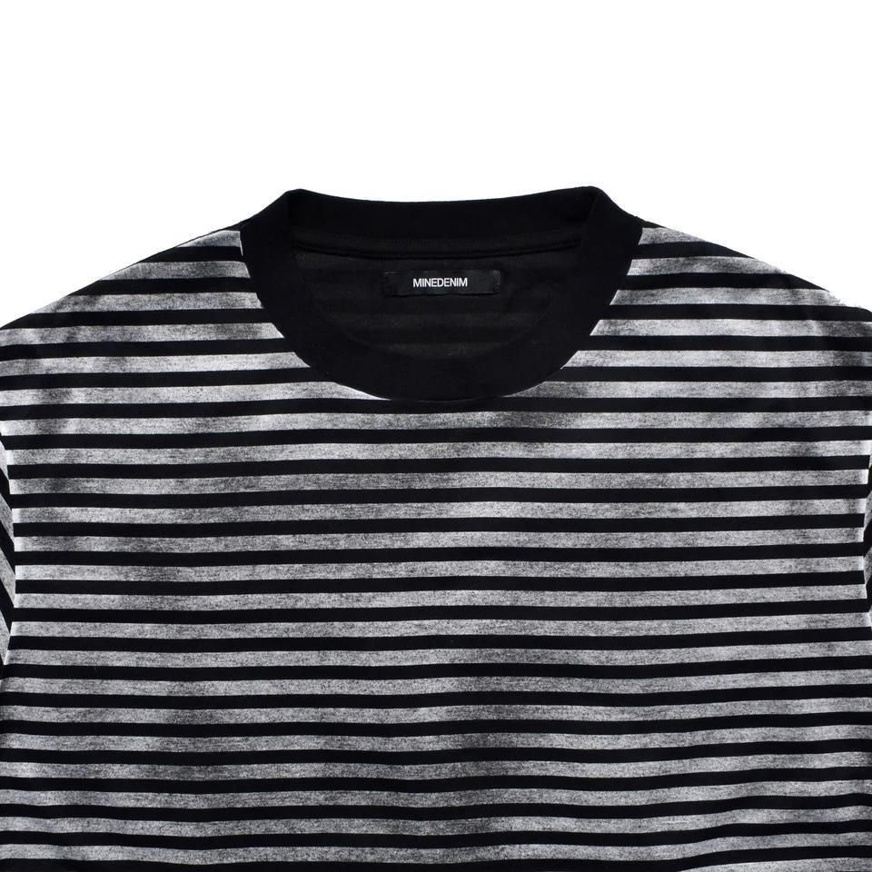 MINEDENIM マインデニム / Tシャツ / Seepage Border Crewneck T