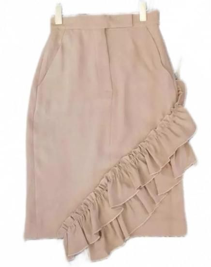 ダブルフリルタイトスカート Maniere Select Fasion