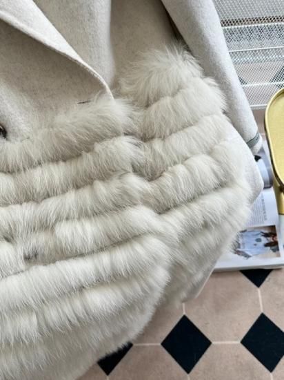 リアルファー付きロングコート - Maniere sélect fasion リアルファー付きロングコート - Maniere sélect fasion