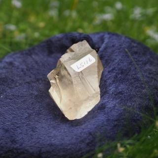 LS116  Lemurian Crystalina (Golden, Roots, Keys) 88g 65mm