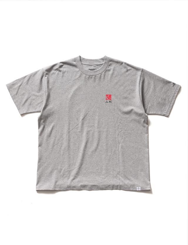 限定コラボ Tシャツ『BEDWIN & THE HEARTBREAKERS』x『山利』GRAY