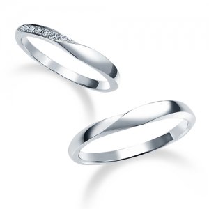 ロイヤルアッシャー 結婚指輪（2本セット）WRB069、WRA059 RF