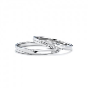 いい夫婦ブライダル 結婚指輪（2本セット）IFM104W、IFM004G RF