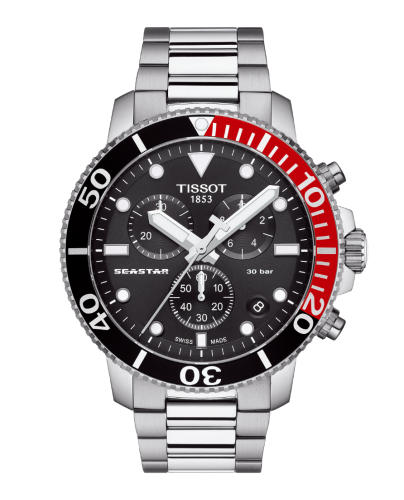 TISSOT ティソ シースター クォーツ シルバー文字盤 スイス製