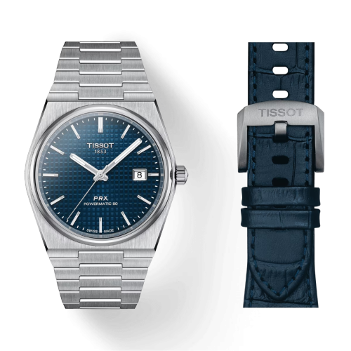 TISSOT(ティソ) PRX ピーアールエックス パワーマティック80 (日本スペシャルパック)|TISSOT(ティソ)正規販売店|OPERAいわき鹿島SC店|T1374071104101