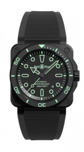 BellRoss BR-03 DIVER LUM OUTLINE BR03A-D-OL-CE/SRB