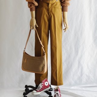 Vintage RESTON slacks pants ocher color