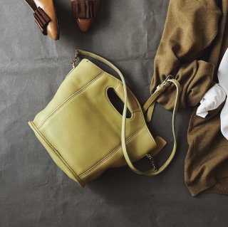 Vintage COACH 2-way shoulder bag pistachio green