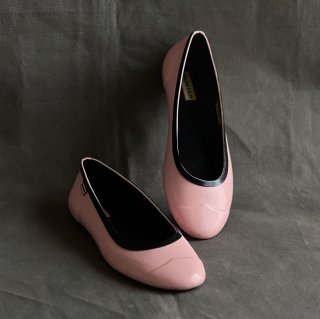 HUNTER Rubber Flat Ballet Shoes Pink