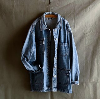 Vintage Denim Coverall Jacket