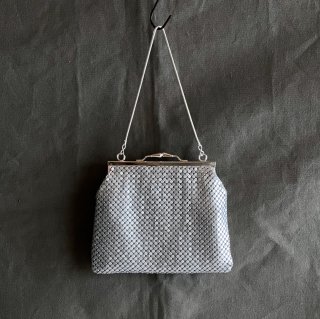 Beads Mini Bag Silver