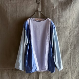 Blue Tone Pullover Tops