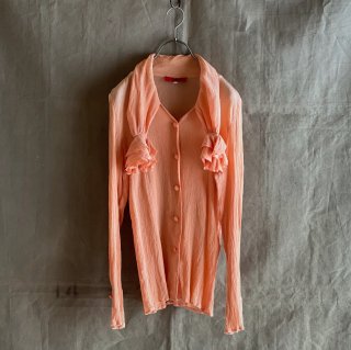 ungaro Collar Motif Silk Crepe Blouse