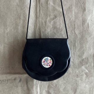 Petit Point Embroidery Shoulder Bag