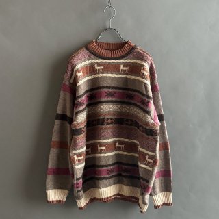 Vintage BENETTON Folklore Knit Sweater