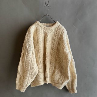 Made In Ireland Fishermans Alan Knit Cable Sweater