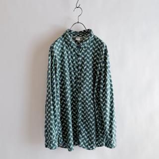 WinterSilks Geometric Oversized Shirt