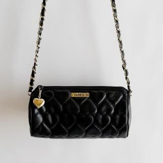 MOSCHINO Heart Motif Chain Shoulder Bag