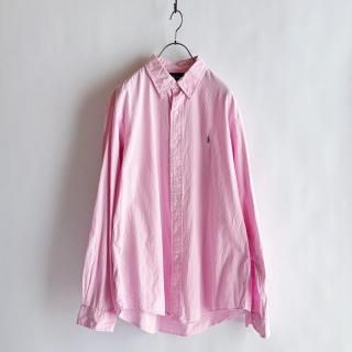 Ralph Lauren Oversized Button-Down Shirt Pink