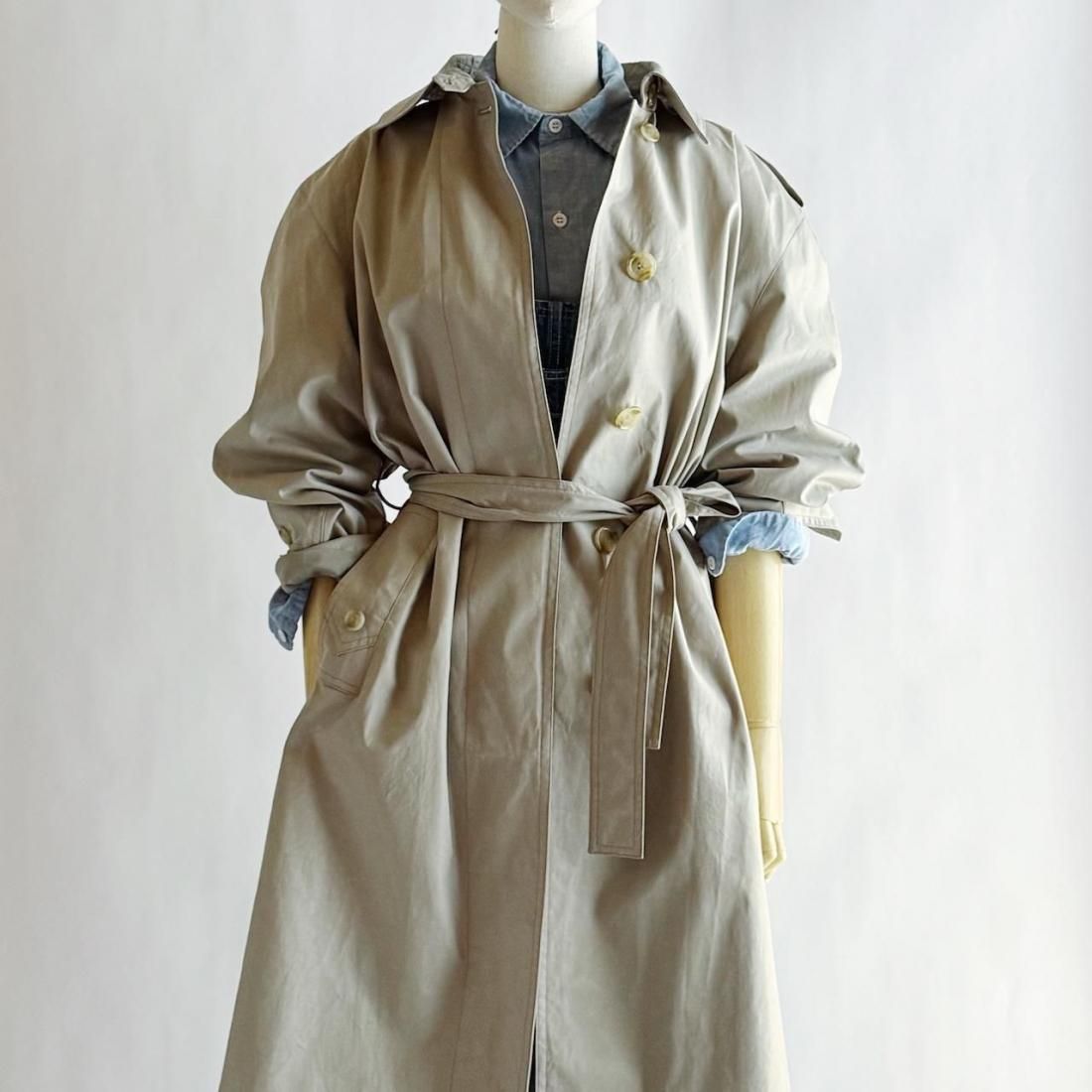 LONDON FOG Oversize Balmacaan Coat With Belt - WATASHI A LONDON FOG Oversize Balmacaan Coat With Belt - WATASHI A