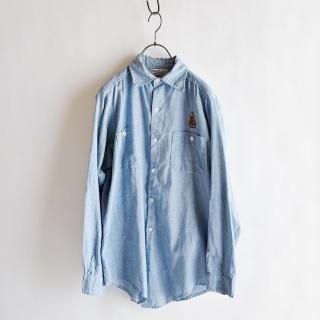 Vintage Chambray Shirt Alf embroidery