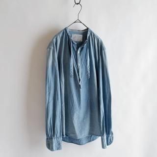 kolor Ribbon Tie Chambray Shirt