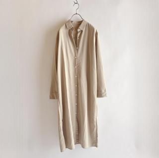 Beige Shirt Dress