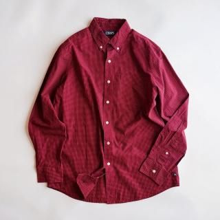 CHAPS Oversized Button-Down Plaid Shirt