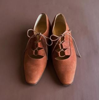 Vintage Suede Ghillie Shoes
